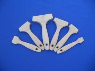 Beaver Tail Brush Handle