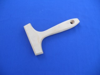 Beaver Tail Brush Handle